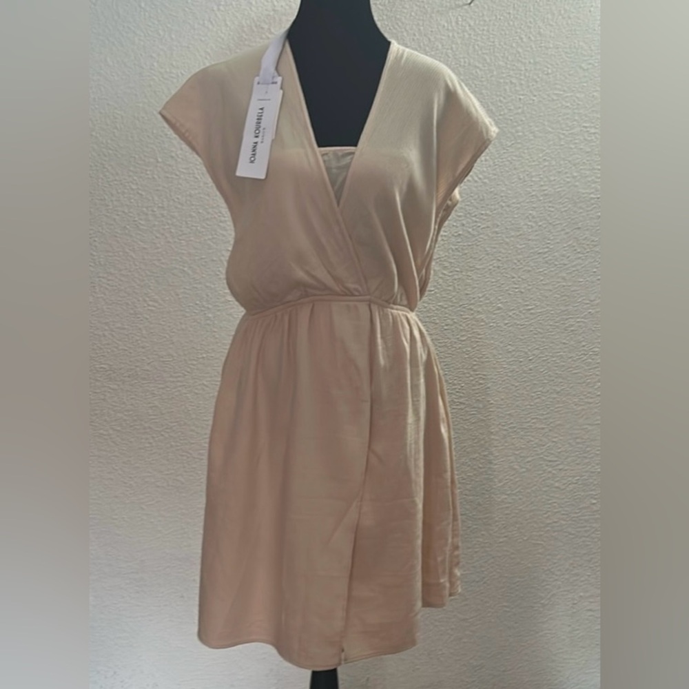 Chic Cream High Low Dress
